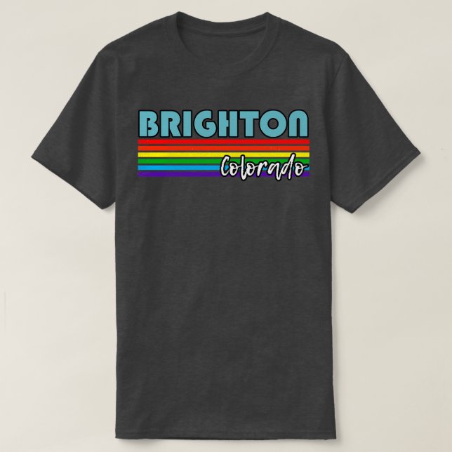 Camiseta Brighton Colorado Pride Brighton regalo LGBTQ (Diseño del anverso)