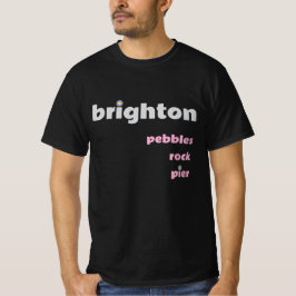Camiseta Brighton Pebbles Rock Pier M Tee