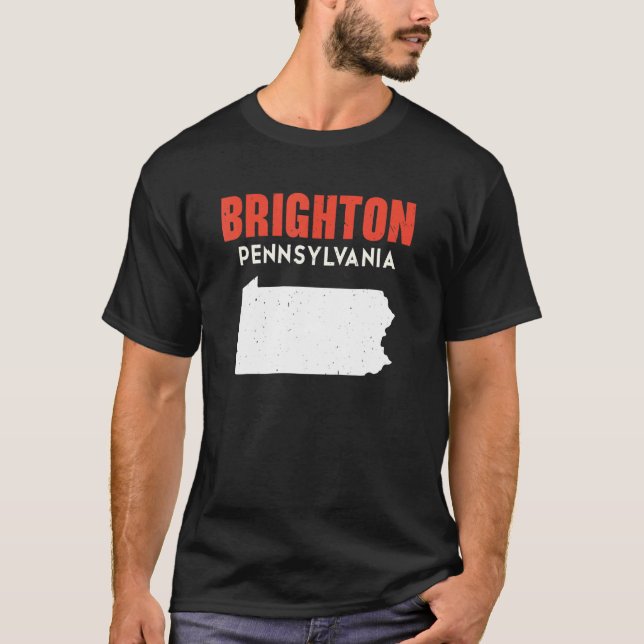 Camiseta Brighton Pennsylvania Estados Unidos de América Vi (Anverso)