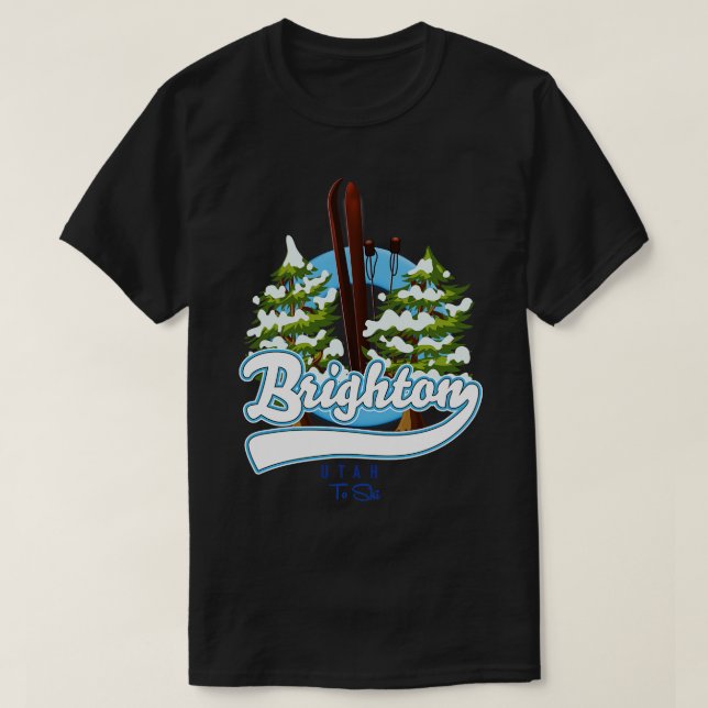Camiseta Brighton Utah a esquiar (Diseño del anverso)