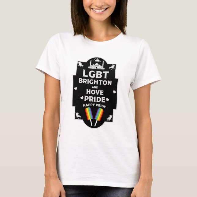 Camiseta Brighton y Hove orgullo (Anverso)