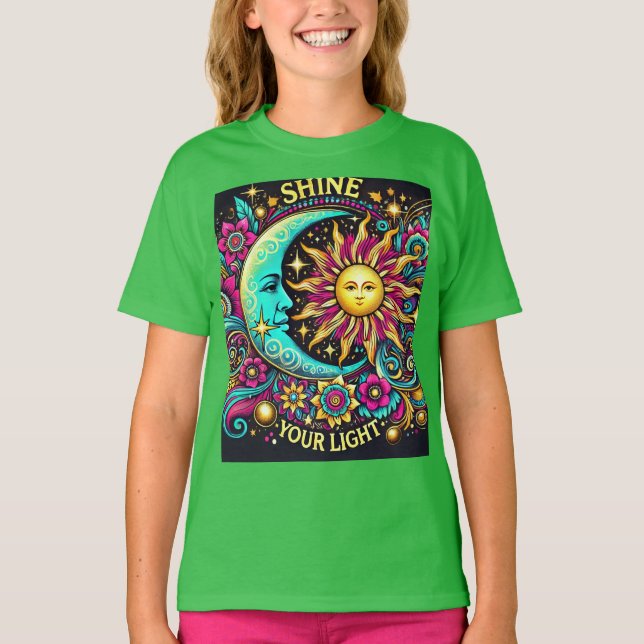 CAMISETA "BRILLA ALEXANDRIA TU LUZ" (Anverso)