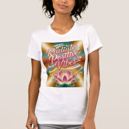 Camiseta "Brilla brillante y difunde buena energía con la '