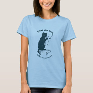 Camiseta Brilla Como Gatos: Donde La Elegancia Encuentra Te