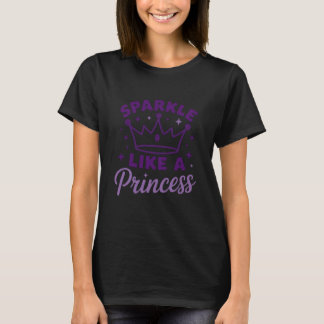 Camiseta Brilla como una corona de estrellas mágicas de pri