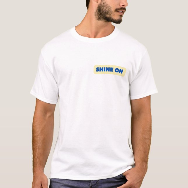 Camiseta Brilla sobre (Anverso)