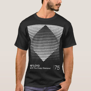 Camiseta Brilla Sobre Ti Loco Diamante Arte Gráfico Minimal