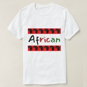 Camiseta Brillante Africano Moderno
