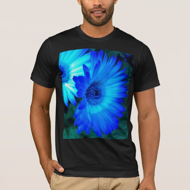 Camiseta Brillante Blue Daisies (Anverso)