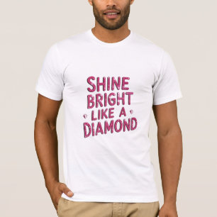Camiseta Brillante Brillante Como Diamante