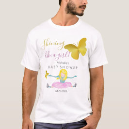 Camiseta Brillante Como Un Ilustracion De Acuarela Chica