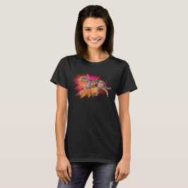 Camiseta Brillante de color de San Valentín