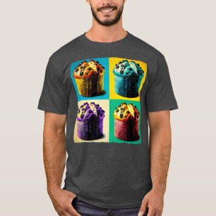 Camiseta Brillante de Navidades italianos en el Panettone A