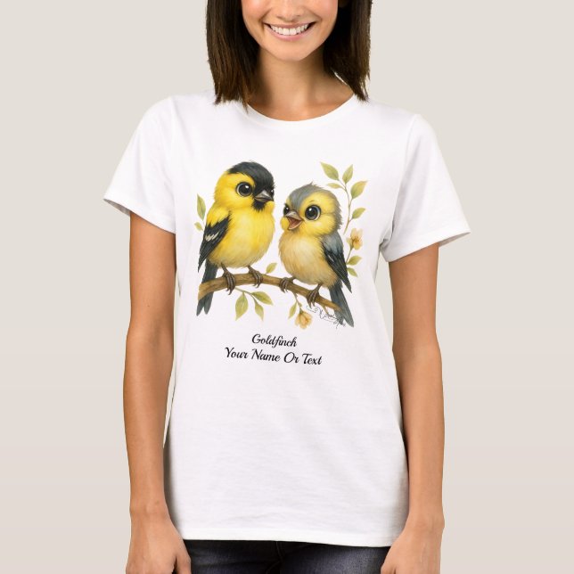 Camiseta Brillante Goldfinch (Anverso)