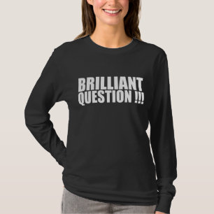 Camiseta Brillante interrogante Ice Breaker para trabajo de