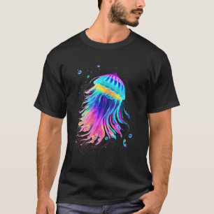 Camiseta Brillante Multicololor Fantastic Jellyfish Animal