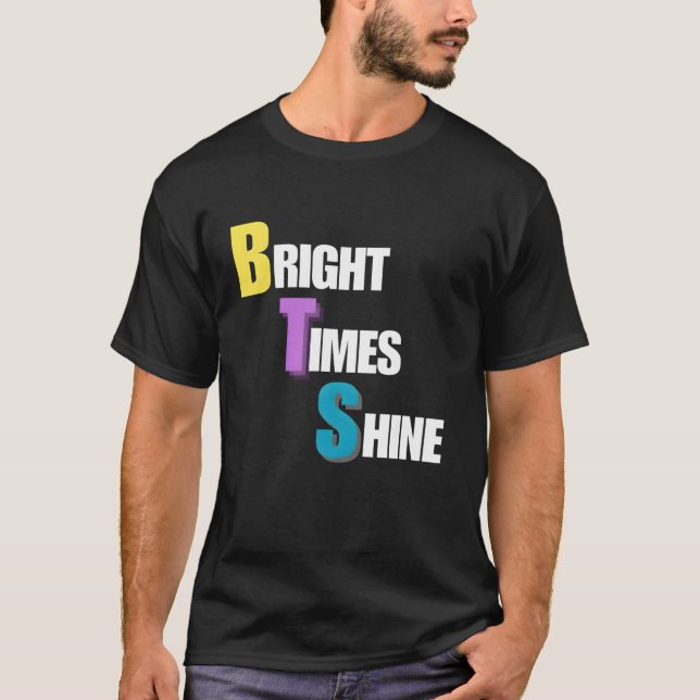 Camiseta Brillante Times Shine (Anverso)