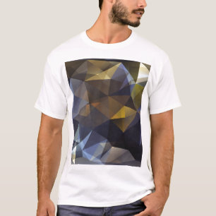 Camiseta Brillante vintage triangular, textura diamantífera