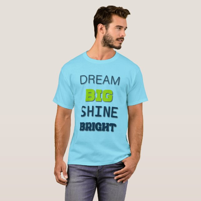 Camiseta brillante y grande de sueño (Anverso completo)
