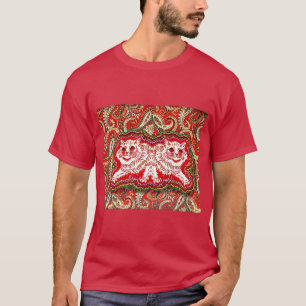 Camiseta Brillantes gatos rojos psicodélicos (por Louis Wai