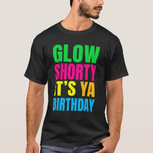 Camiseta Brillo corto es tu Fiesta de brillo de cumpleaños