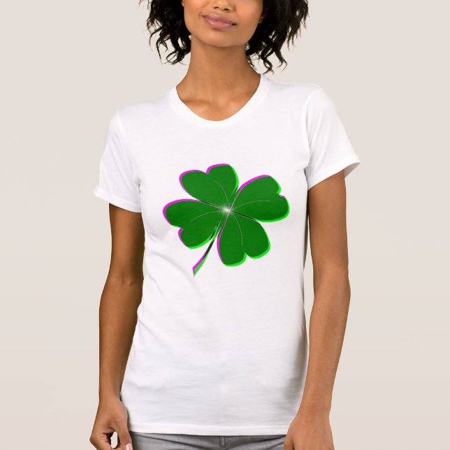 Camiseta Brillo de cuatro hojas (Anverso)