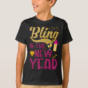 Camiseta Brillo en el Año Nuevo Fiesta de Nochevieja para M