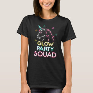Camiseta Brillo Fiesta Escuadrón para lucir a Unicornio loc