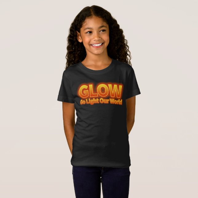 Camiseta Brillo - Iluminar nuestro mundo (Anverso completo)