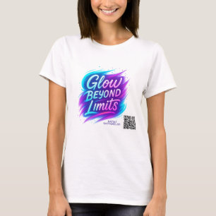 Camiseta Brillo más allá de los límites Diseño motivacion