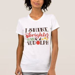 Camiseta Brillo Que Rudolph