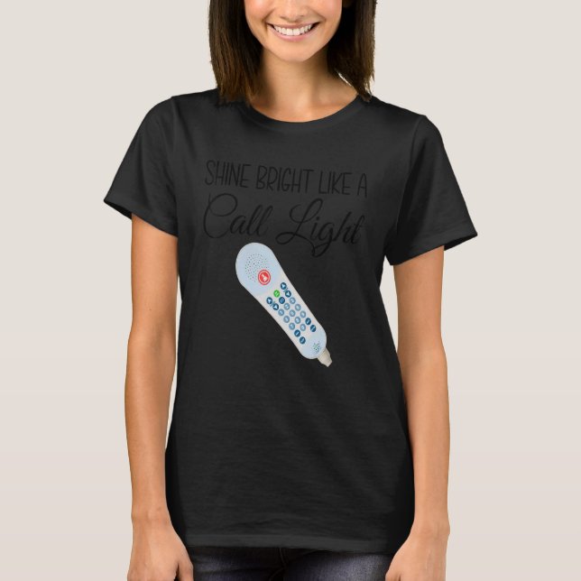 Camiseta Brillos Brillantes Como Llamar Enfermera De Enferm (Anverso)