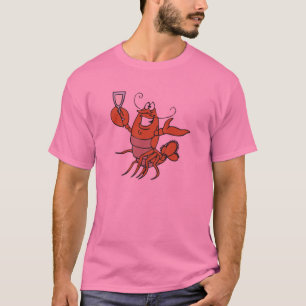Camiseta brindando por la langosta