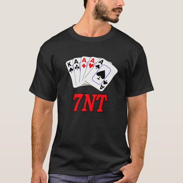 Camiseta Brindar al jugador puente - Juego de cartas puente (Anverso)