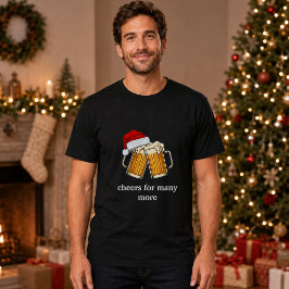 Camiseta Brindis Personalizados para Muchas Más Cervezas de