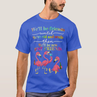 Camiseta Brindis por la vejez y nuevas amistades