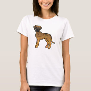 Camiseta Brindle Cute Personalizado Great Dane Dog