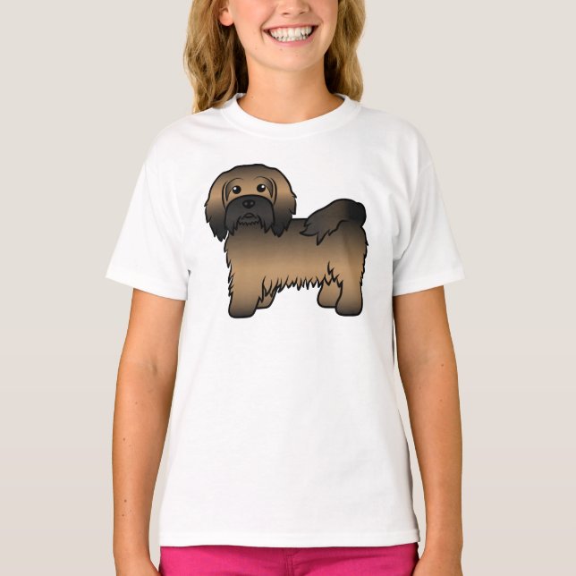 Camiseta Brindle Havanese adoró el Ilustracion del perro (Anverso)