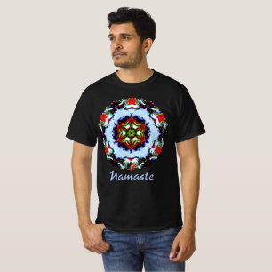 Camiseta Brindle Namaste Caleidoscopio