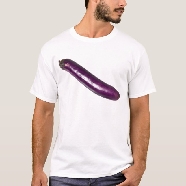 Camiseta Brinjal delgado largo (Anverso)