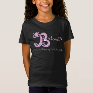 Camiseta Brioni chicas B nombre que significa monograma