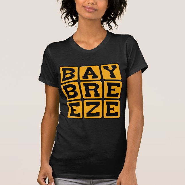 Camiseta Brisa de la Bahía, Cóctel Mixto (Anverso)