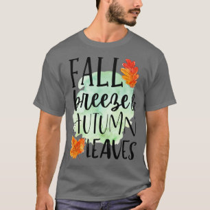 Camiseta Brisa de otoño hojas de otoño 1