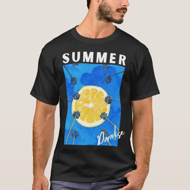 Camiseta Brisa del paraíso de verano (Anverso)