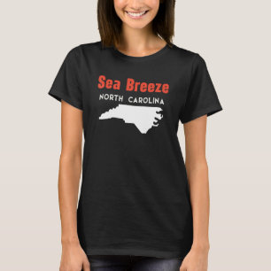 Camiseta Brisa marina Carolina del Norte Estados Unidos Via