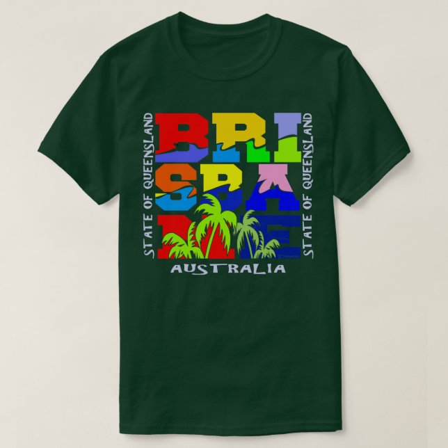 Camiseta Brisbane Australia (Diseño del anverso)