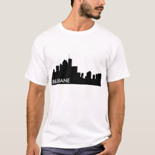 Camiseta Brisbane Skyline