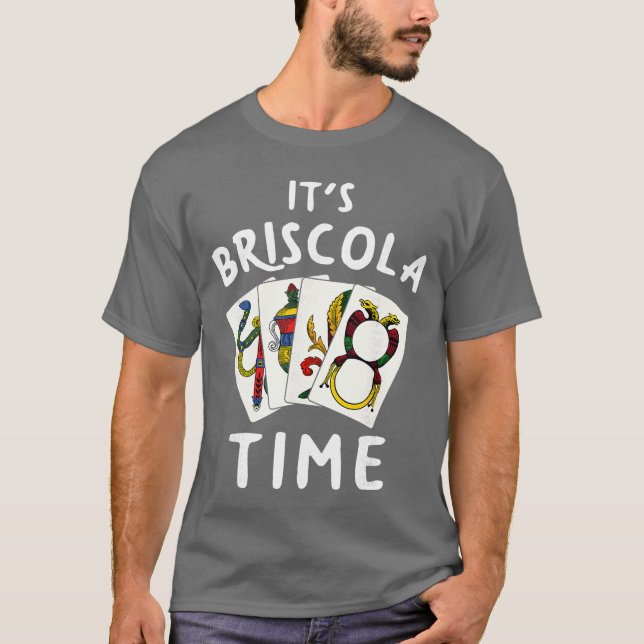 Camiseta Briscola Italian Card Game Briscola Player Gift vi (Anverso)