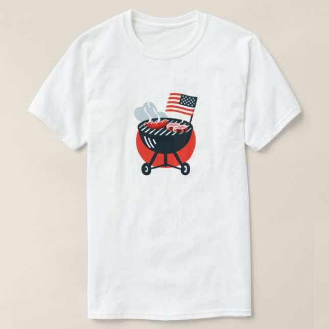 Camiseta brisket butts ribs & freedom (Diseño del anverso)