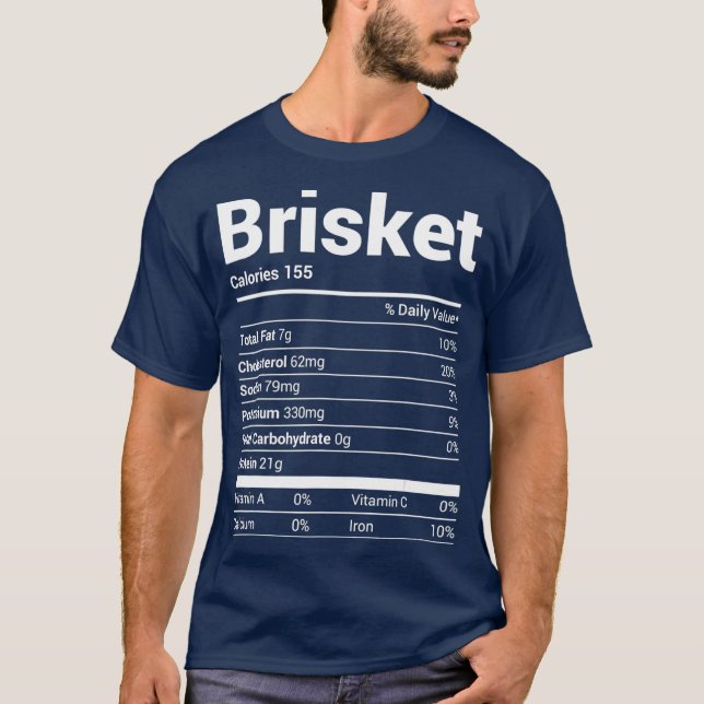 Camiseta Brisket Nutrition Hacts Family Mating Costume (Anverso)